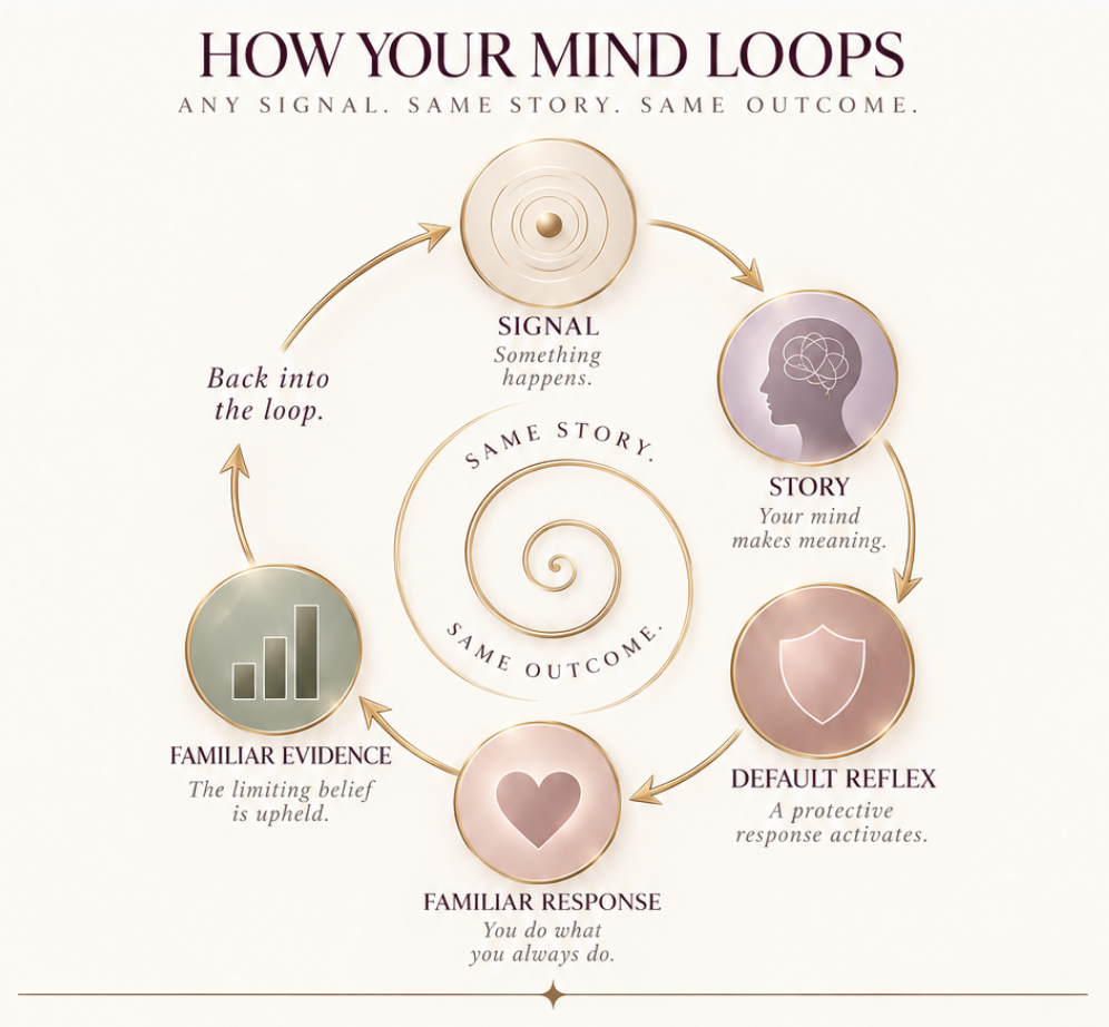Default Reflex Therapy How behavioural patterns loops diagram